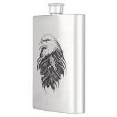 Eagle Wild Animal Natuur Illustratie Art Tattoo Flacon (Links)