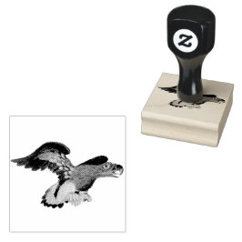 Eagle Wild roofvogel illustratie Rubberstempel