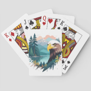 Eagle Wildlife Animal Natuur Buiten Wilderness Pokerkaarten