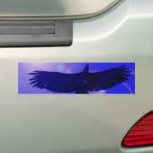 Eagle Wings Bumpersticker (Op auto)