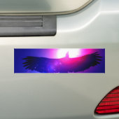Eagle Wings - Eagle in Flight Bumpersticker (Op auto)