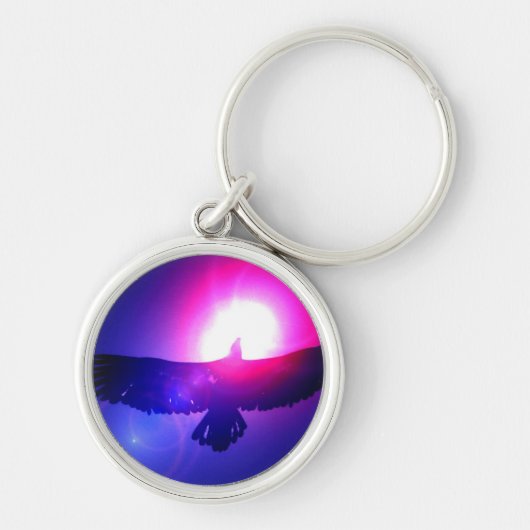 Eagle Wings - Eagle in Flight Sleutelhanger (Voorkant)