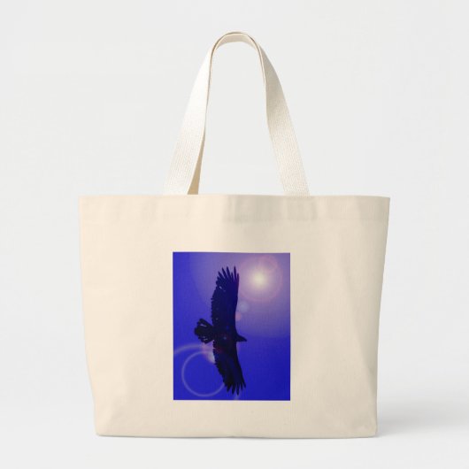 Eagle Wings Grote Tote Bag (Voorkant)