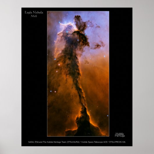 EagleNebula-M16-2005-12b Poster (Voorkant)