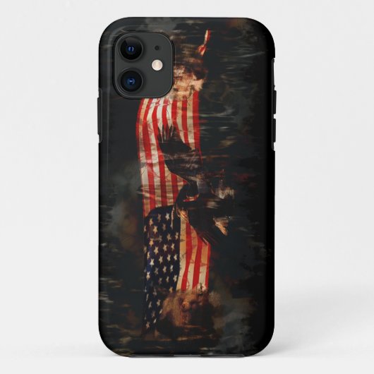 Eagles, Beer, Wolf, Amerikaanse vlag US Patriottis Case-Mate iPhone Case (Achterkant)