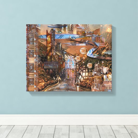 Eagle's Den Wrapped Canvas (Insitu (Houten vloer))