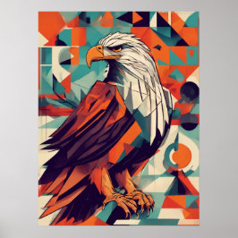 Eagle's Edge: constructivistische compositie Poster