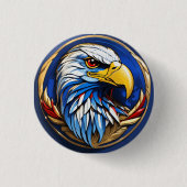 "Eagle's Flight" Ronde Button 3,2 Cm (Voorkant)