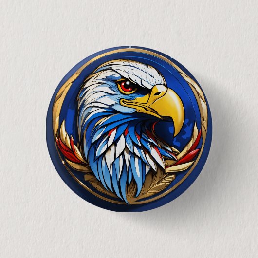 "Eagle's Flight" Ronde Button 3,2 Cm (Voorkant)