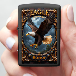 Eagle's Honor Zwevende Vlucht Zwarte Hoes