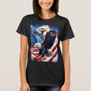 Eagles in vlucht t-shirt
