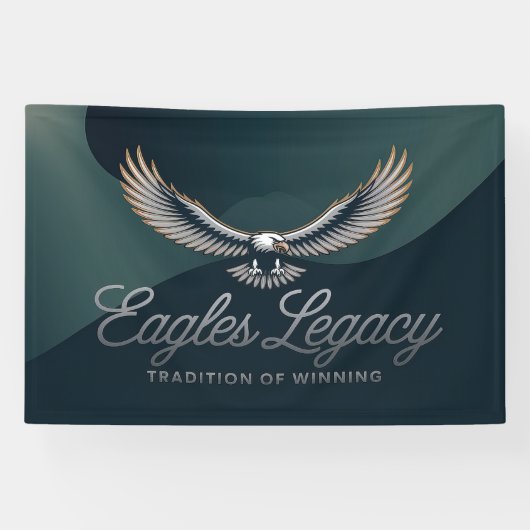 Eagles Legacy Banner - Traditie van het winnen van (Horizontaal)