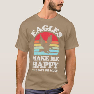 Eagles maken me een gelukkige zonnescherm voor man t-shirt