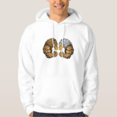 Eagles met spieren hoodie (Voorkant)