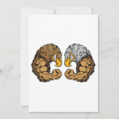 Eagles met spieren kaart (Voorkant)