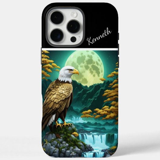 Eagle's Moonlit Horloge Case-Mate iPhone Case (Achterkant)
