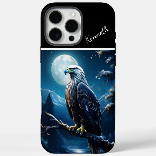 Eagle's Moonlit Horloge Case-Mate iPhone Case (Achterkant)