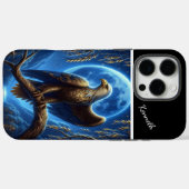 Eagle's Moonlit Horloge Case-Mate iPhone Case (Achterkant (horizontaal))