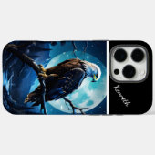 Eagle's Moonlit Horloge Case-Mate iPhone Case (Achterkant (horizontaal))