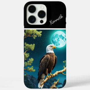 Eagle's Moonlit Vigil iPhone 16 Pro Max Hoesje