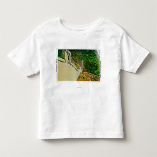 Eagle's Nest Observatory on Columbia River Kinder Shirts (Voorkant)
