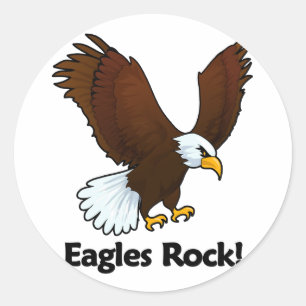 Eagles Rock! Ronde Sticker