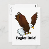 Eagles Rule! Briefkaart (Voorkant / Achterkant)