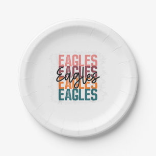 Eagles School Sports Fan Team Spirit Papieren Bordje
