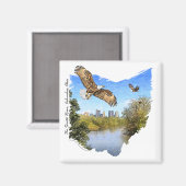Eagles Scioto River Columbus Ohio Magneet (Voorkant / Achterkant)