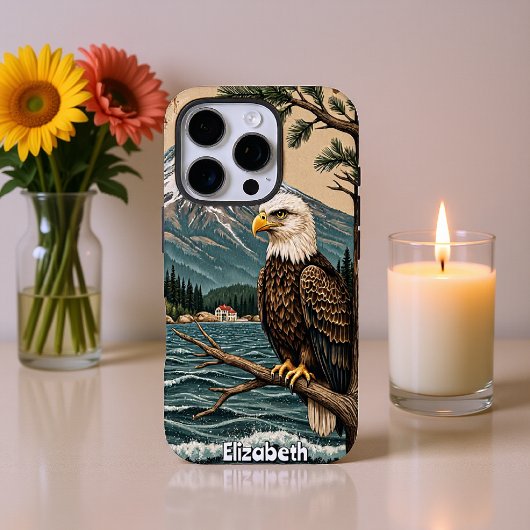Eagle's Stillness: Mountain Majesty Case-Mate iPhone Case
