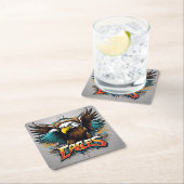 Eagles Vierkante Kartonnen Onderzetter (Insitu)