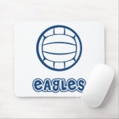 Eagles Volleyball Blue Muismat (Met muis)