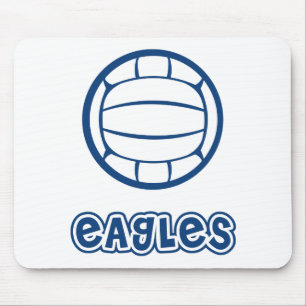 Eagles Volleyball Blue Muismat