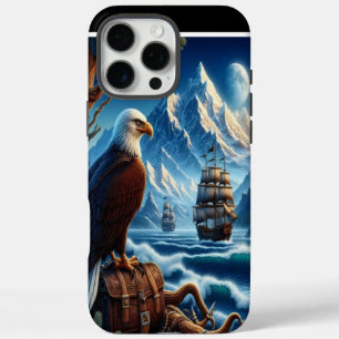 Eagle's Watch Over het Zee iPhone 16 Pro Max Hoesje