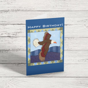 Eagles Wings Birthday Card Kaart