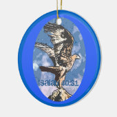 Eagles Wings - Isaiah 40:31 Keramisch Ornament (Links)