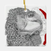 Eaglet E9 zegt: Wie is dat? kerstversiering Keramisch Ornament (Voorkant)