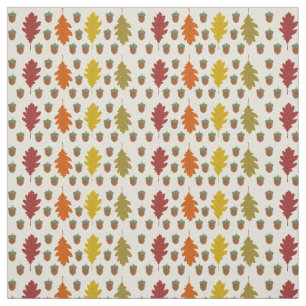 Eak-bladeren en Aak-Herfst herfst gepatterd Stof