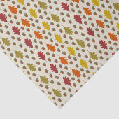 Eak-bladeren en Herfst van de Aak Tissuepapier (Detail)