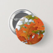 Eak Leaves Ronde Button 5,7 Cm (Voorkant /achterkant)