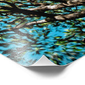 Eak-structuur Foto Afdruk (Hoek)