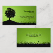 Eak Tree Silhouette visitekaartje (Voorkant / Achterkant)