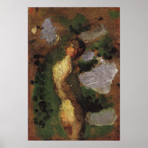 Eakins - Studie naar de zwembad Poster