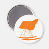 Eames gevormde plastic schommelstoel magneet (Voorkant / Achterkant)