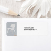 Eames multiplex stoel etiket (Insitu)