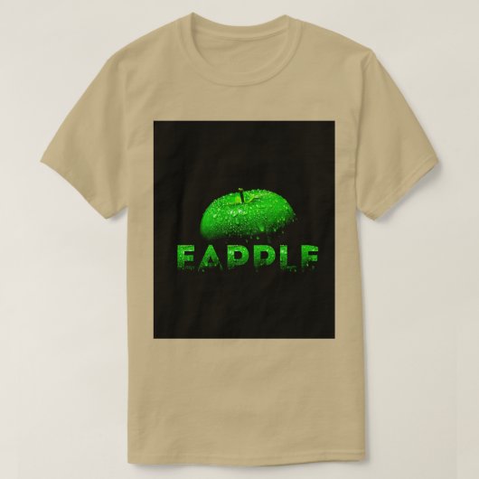 Eapple appel donkerappel t-shirt (Design voorkant)