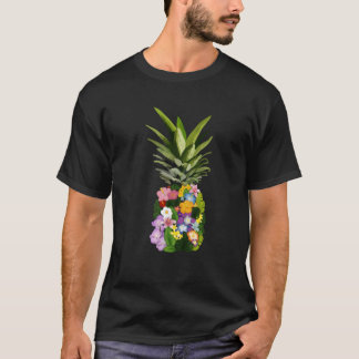 Eapple Bloemen Tropisch Vrouw T-shirt