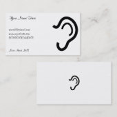 Ear, Jouw naam hier, Visitekaartje (Voorkant / Achterkant)