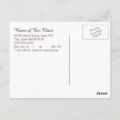 Ear Testing Otolaryngology Appointinder Briefkaart (Achterkant)