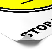 Earbuds Arrêtez de me parler Poster drôle (Coin)